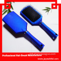 Plastic hair brush for hair straightening